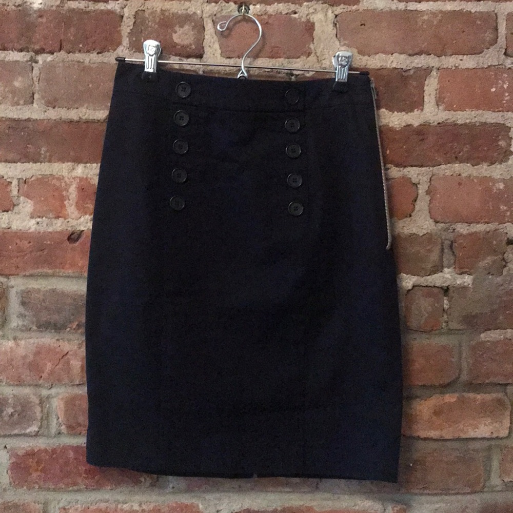 Ann Taylor double button skirt